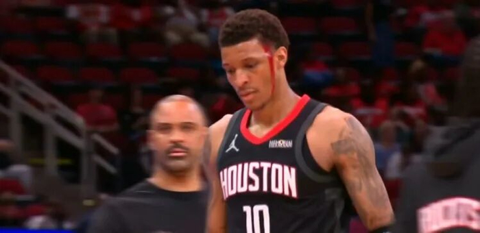 杰伦·格林背靠背砍70分 火箭逆转鹈鹕重返西部前